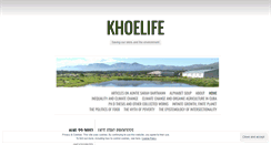 Desktop Screenshot of khoelife.com